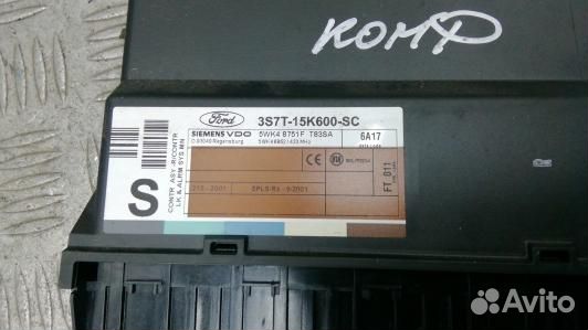 Блок комфорта ford mondeo 3 (YBE04M301)