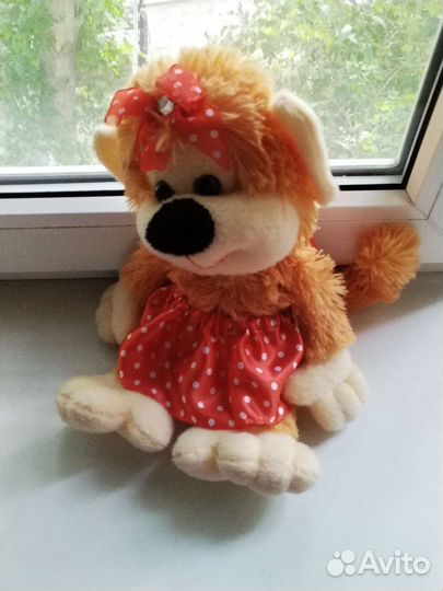 Обезьянка очень мягкая, нежная