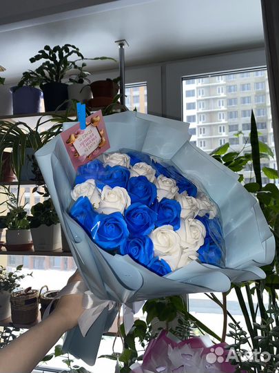 Букет из мыла