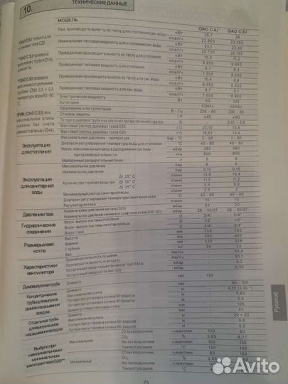 Газовый котел настенный б/у