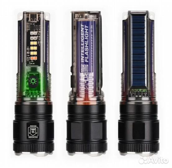 Светодиодный Фонарик,1800мАч,IPX65