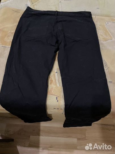 Мужские черные джинсовые брюки