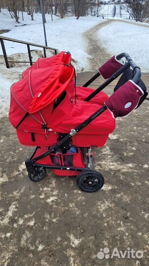 Коляска для двойни