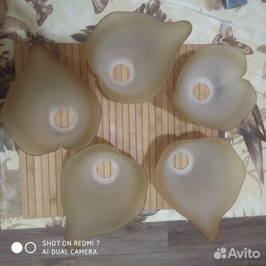 Плафоны для люстры 5 шт