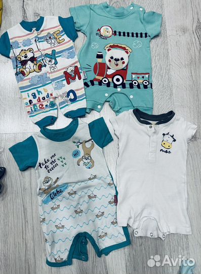 Вещи пакетом на мальчика 0-6