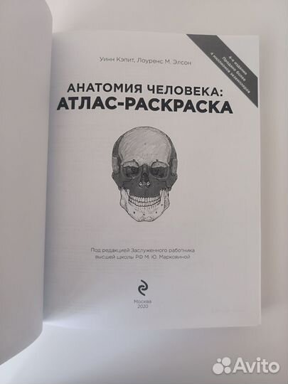 Атлас-раскраска анатомия человека