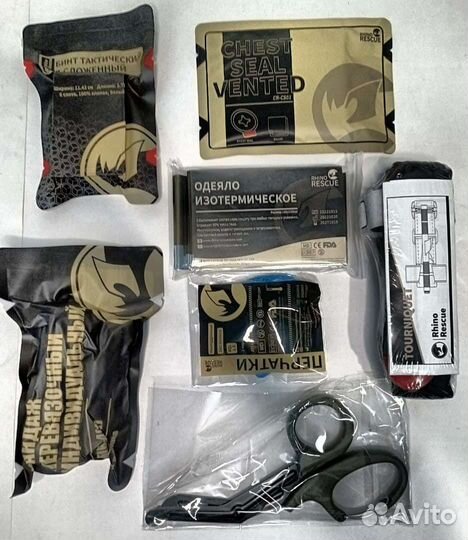 Компактная аптечка Rhino rescue (наполнение)