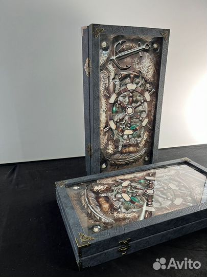 Нарды стеклянные, пираты