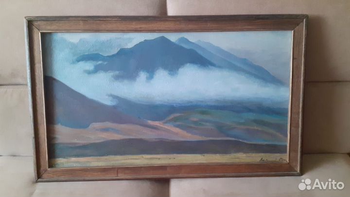 Афанасий Осипов. Пейзаж холст маслом. Якутия