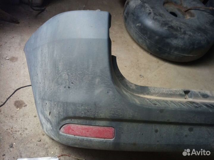 Задний бампер на ларгус