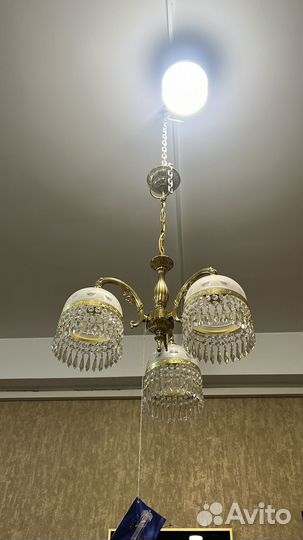 Люстра хрустальная чехия
