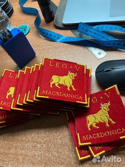 Вышивка на одежде,шевронов,нашивок, патчей