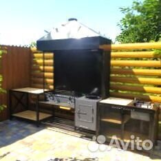 Мангал С крышей