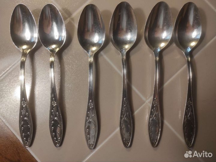 Мельхиоровые ложки и вилки