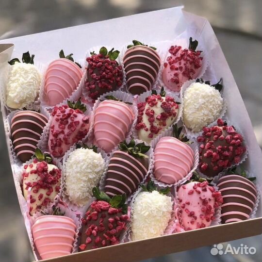 Подарок учителям клубника в шоколаде