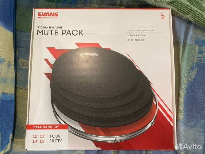 Evans soundoff mute pack 