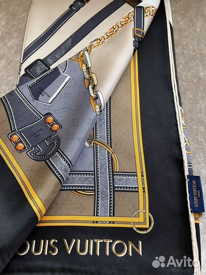 Шелковый платок louis vuitton 