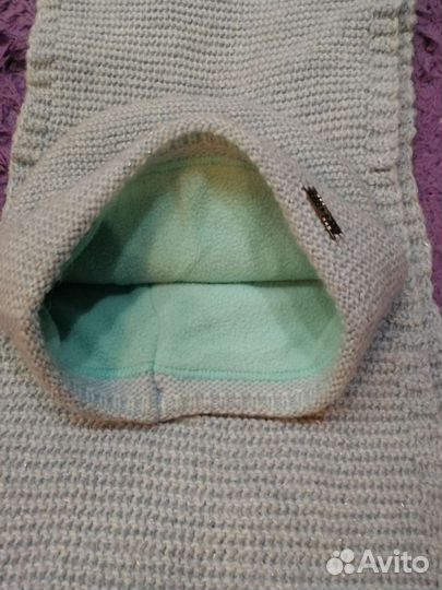 Комплект шапка и снуд женский. Зима