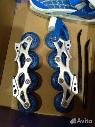Коньки детские(роликовые) 2в1