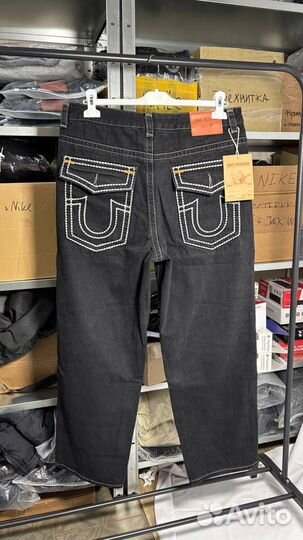 Джинсы True Religion Y2K широкие черные