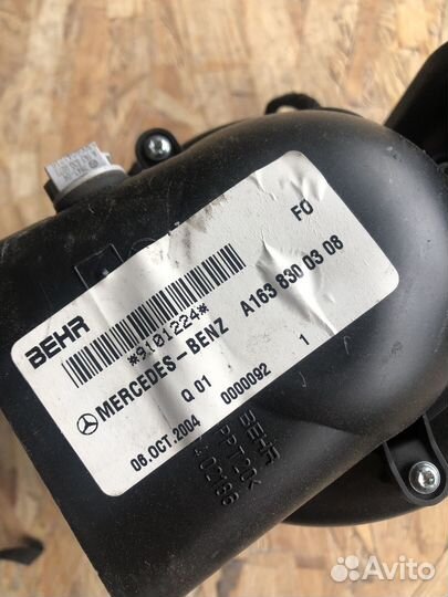 Моторчик печки задний мерседес 163 mercedes w163