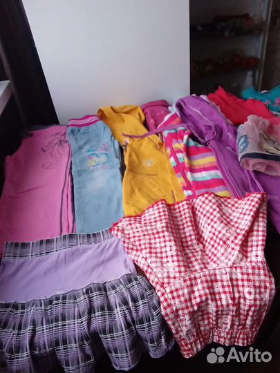 Детские вещи пакетами на девочку 116