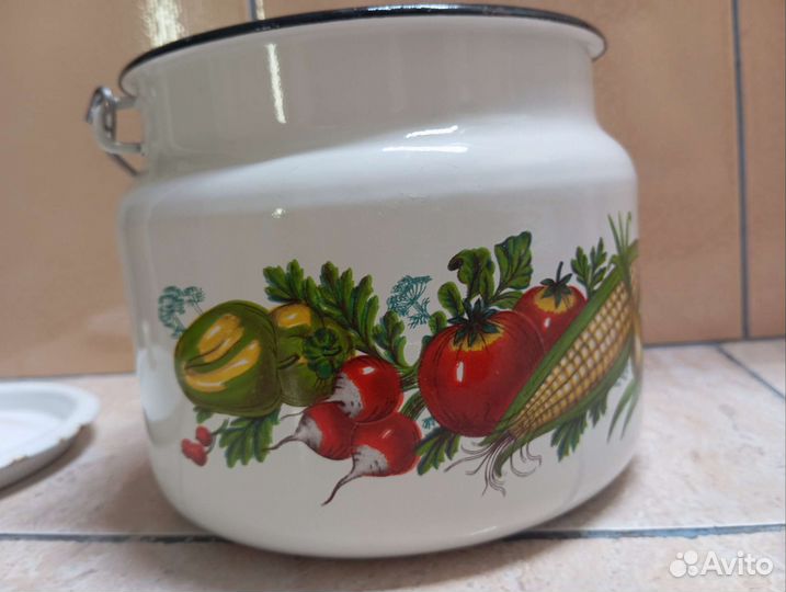 Бидон эмалированный