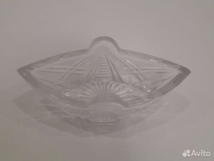 Хрустальный салатник и пепельница с доставкой