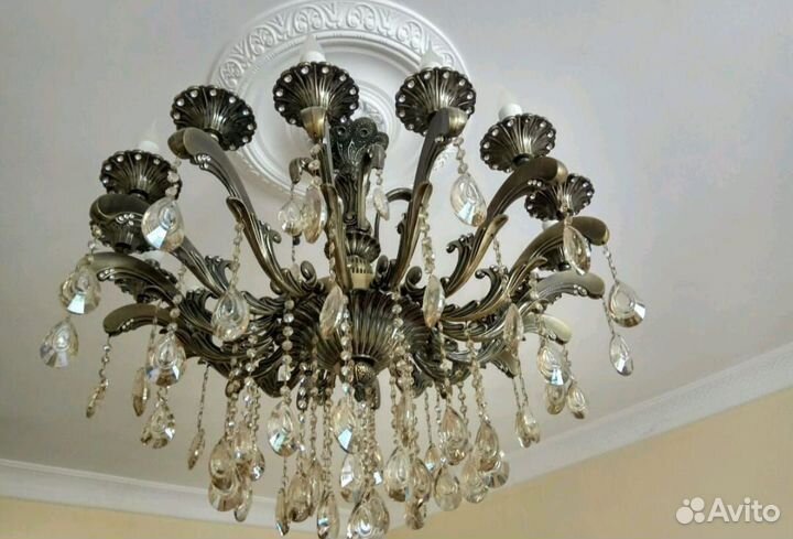 Люстра потолочная бу