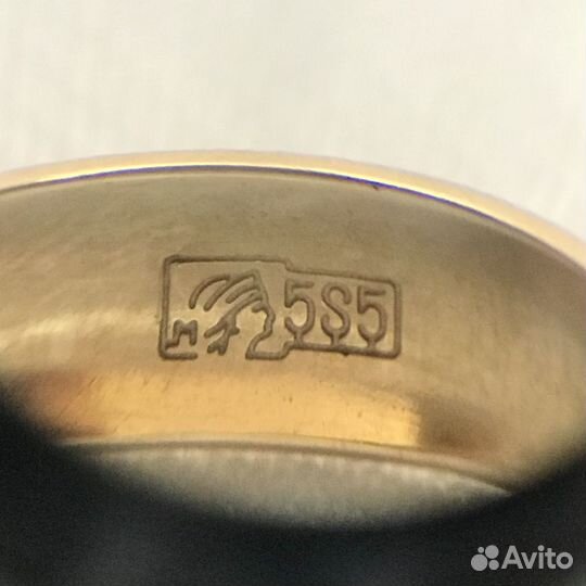 Кольцо золото 585 пробы размер 15,5 №063581