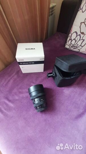 Объектив sigma 12-24mm F4 DG HSM Art, canon EF