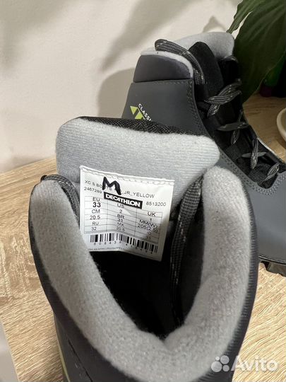 Лыжные ботинки, р.33, новые