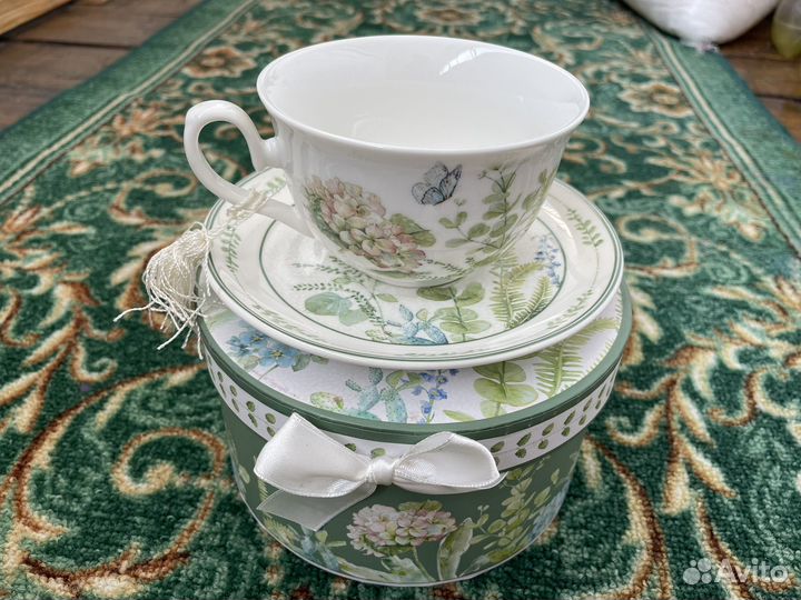 Чайная пара новая в коробке