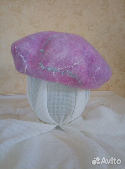 Берет валяный р.54-55