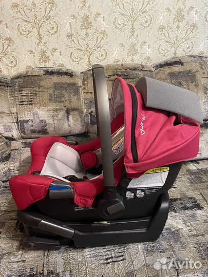 Автолюлька nuna pipa с базой isofix 0-13