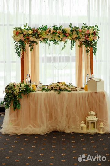 Декор свадьбы, выездная регистрация