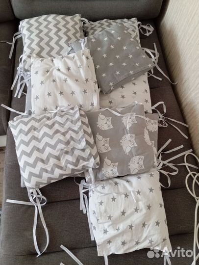 Бортики в детскую кроватку