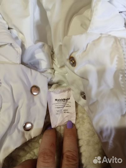 Зимний комбинезон для девочки 62