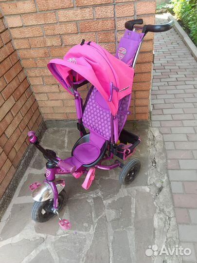 Детский велосипед с ручкой бу