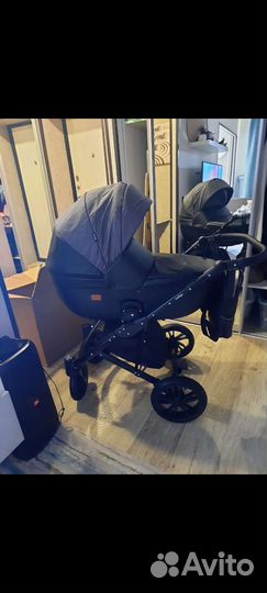 Коляска 2 в 1 эко кожа