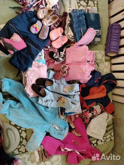 Детские вещи на девочку пакетом 86 92