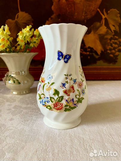 Винтажный фарфор, чайница Aynsley