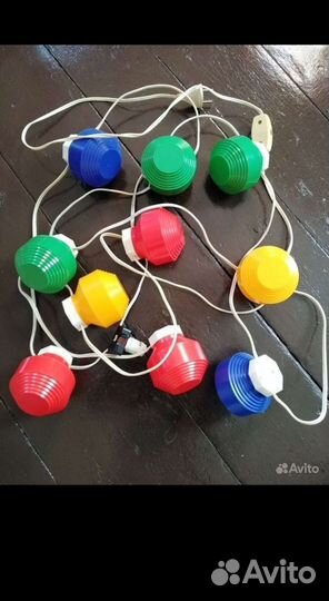 Гирлянда елочная, ретро, СССР