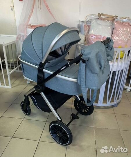 Коляска 2в1 модульная Новая (шикарный цвет)