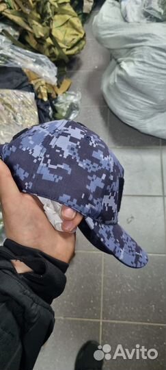 Бейсболка синяя точка