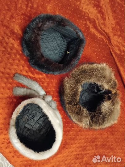 Шапка натуральный мех