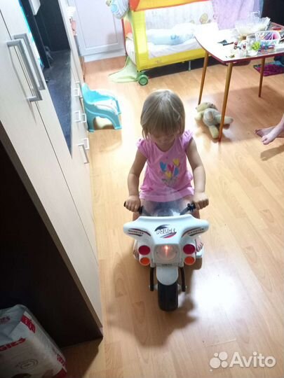 Детский мотоцикл на аккумуляторе бу
