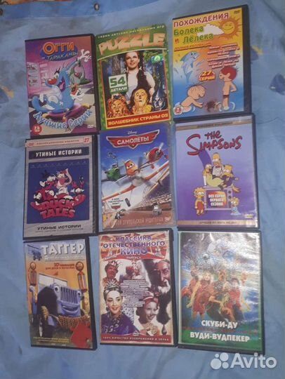 CD диски кино песни игры