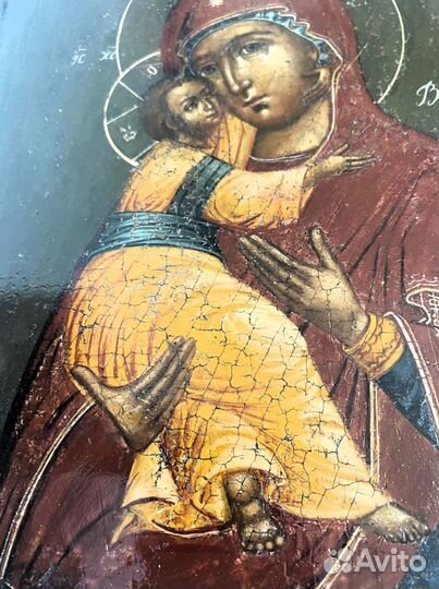 Владимирская икона Божией матери 19 век