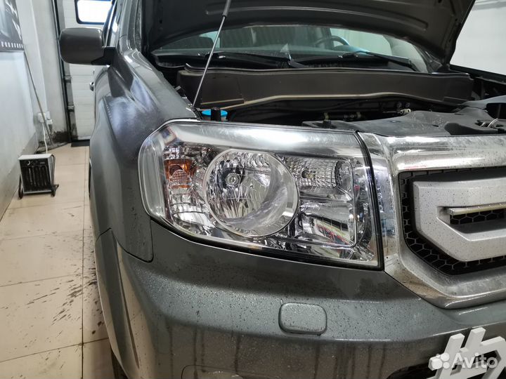 Honda Pilot билед, установка линз